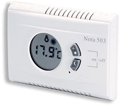 GECA TERMOSTATO NOTA 503 BIANCO CON DISPLAY A BATTERIA