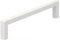 SIRO Möbelgriff Bruckmühl, Schlicht, Druckguss weiß pulverbeschichtet, 136 mm x 28 mm x 8 mm, LA 128 mm, 2108-136PB32C