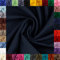 Swafing Heide Baumwollstoff Webware Uni Coupon (Dunkelblau, 1m) - 36
