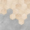 Funlife Sticker adhésif pour carrelages Sol 20x23cm, 30pcs, Imitation Faïence Carreaux de sol en imitation ciment, Bois d'érable