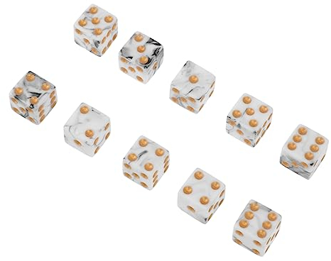 Toyvian Kinder-Kits 30 Stück Big Hole Dot Würfel Halloween-Spielzeug Rote Anzüge Metallwürfel Rollenspielwürfel -Würfel Spielewürfel Big Hole Roll-Würfel 6-Seitige Rote Würfel