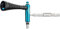 HAZET Turbo Druckluftpistole 9040T-1, Verwirbelungsdüse erzeugt starken Luftimpuls & Ausblasstift 9040-3 | Druckluft-Werkzeug mit 3 mm Düse und 360 l/min