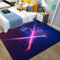 Teppich Vr-Charaktere Innen Wohnzimmer Teppich Muster Teppich Boden Teppich Haar Teppich Dekoration Schlafzimmer 3D Bodenmatte 60 X 120 cm ， Schmutzabweisend - Leicht Zu Reinigen-3304601669701