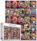 Gemischte Instrumente Puzzle 1000 Stücke Puzzles für Erwachsene Kind Graffiti Retro Street Art Puzzles für herausfordernde Familie Aktivität Spiele Bunte DIY Puzzle für Home Decor Geschenke 50x70cm