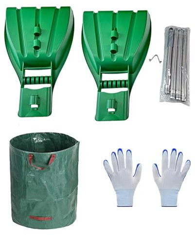 Ramasse Feuilles À Griffes, Ramasse-Feuilles Portatifs pour Jardin, Ramassage De Feuilles De Jardin avec Griffes, Télescopique pour L'enlèvement De L' De La Pelouse, Nettoyage Rapide De La Cour