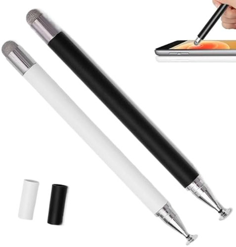 LOMSUXA 2-Pack Penna per Tablet, Penna per Touchscreen Compatibile con tutti i tablet, Penne stilo per Tablet Compatibili con iPad, Huawei, Surface, Samsung