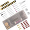 HARDELL Rotary Tool Accessories, 69PCS Rotary Tools Accessory kit with 1.0/1.6/2.3mm Shanks, Universal Rotary Tool Bits for Woodworking, Drilling, Engraving, Polishing, Carving