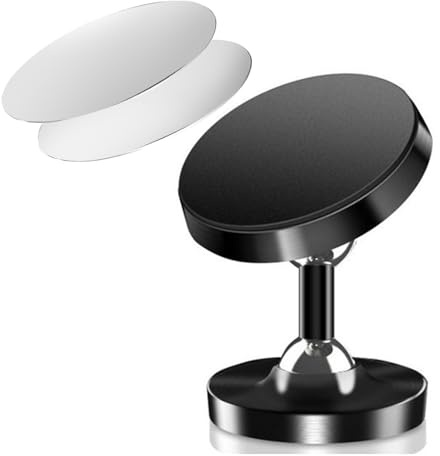 Zernavith Magnetic Mount Phone Holder for Gym,360° Adjustable Magnet Cell Phones Mount,Portable Phone-Mount for Gym/Golf Cart/Car,Gym Accessories for Men Women