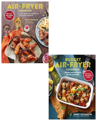 Air-Fryer Cookbook & Budget Air-Fryer Cookbook Collection 2 Books Set by Jenny Tschiesche