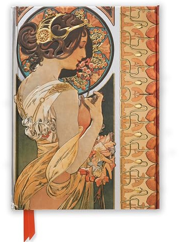 Mucha: Cowslip and Documents Decoratifs (Foiled Journal): 43 (Flame Tree Notebooks, 43)