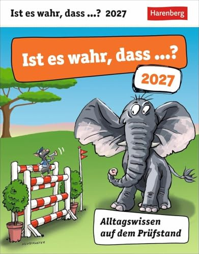Ist es wahr, dass ...? Tagesabreißkalender 2027 - Alltagswissen auf dem Prüfstand: Interessanter Tischkalender mit täglichem Alltags-Wissen. ... Irrtümer. Kalender 2027 zum Aufstellen