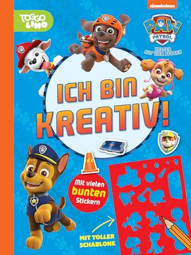 PAW Patrol Ich bin kreativ!: Mit toller Schablone und vielen bunten Stickern