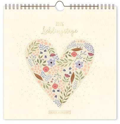 Lieblingstage-Kalender 2026: Wandkalender