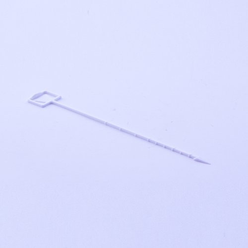 50 X WHITE FLORIST CARDETTES CARD HOLDERS FORKS.