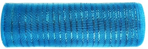 YYCRAFT Poly Deco 10 Meter Drahtgeflechtband für Girlanden Dekoration und Herstellung von Girlanden (Türkis, 25,4 x 9,1 m)