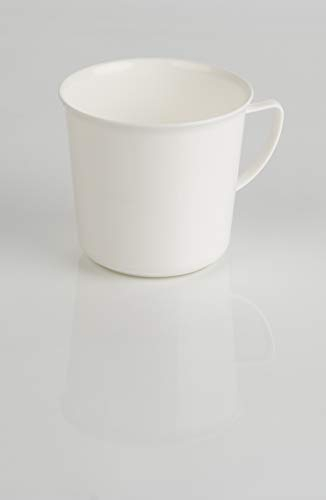 Tasse 330ml Henkelbecher Plastik Kunststoff weiß