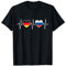 Deutschland Russland Russisch Flaggen Flagge Fahnen Russen T-Shirt