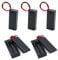 2 AAA Battery Holder with ON/Off Switch and Wire Leads Case Back Cover 2X 1.5V 3 Volt Storage Box Cables Line Cord Wire Cell Charger (5-Pack)