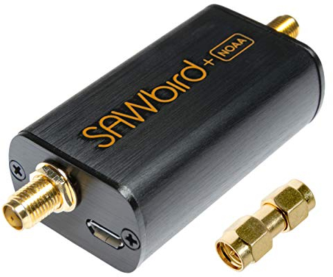 Nooelec SAWbird+ NOAA - Hochwertiges Saw-Filter und Kaskadiertes LNA-Modul mit Extrem Geringem Rauschen für NOAA-Anwendungen. 137MHz Mittenfrequenz