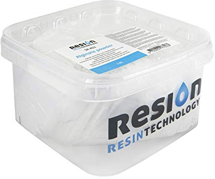 RESION Poudre d’alginate, matériau d’Impression | 1KG | Poudre de Moulage, composé de Moulage Rapide, Moulage en 10 Minutes, biodégradable, respectueux de la Peau