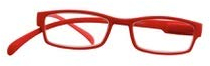 Klammeraffe - Fertiglesebrille (bright red, 1,00)