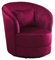 Atlantic Home Collection Sessel Colin, 360Grad, Polyester, Rot, BxTxH: 84cm x 85cm x 84 cm