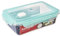keeeper Frischhaltedose mit Klickverschluss, 22,5 x 13,5 x 6,5 cm, 1 l, Tina Tritan, Aquamarine