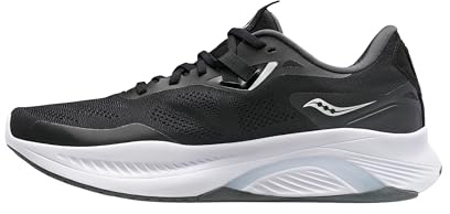 Saucony Damen Guide 15 Walking-Schuh, Black/White, 38 EU