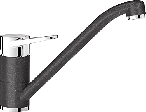 BLANCO WEGA II | Küchenarmatur in anthrazit/chrom | Hochdruck | Rückflussverhinderer | Keramik Kartusche | Gesicherte Wasserqualität & wassersparend