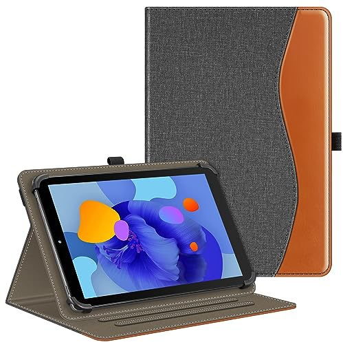 Fintie Tablet Universal Hülle für 11 Zoll DOOGEE U11/U11 Pro/Blackview Tab90 11/TABWEE W90 11/Whitedeer/HotLight/DOOGEE U10 10 Zoll, Multi-Winkel Hülle Universal für 9-11 Tablet, Denim Grau