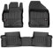 Fußmatten Gummimatten kompatibel mit Toyota Auris II Hybrid 2012-2018 OMAC Premium 3D Schwarz TPE Gummi