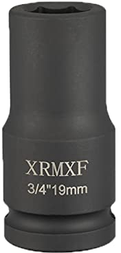 19mm Sechskant-Kraft-Stecknuss 3/4 Schlagschrauber-Nüsse, (Länge: 80 mm)