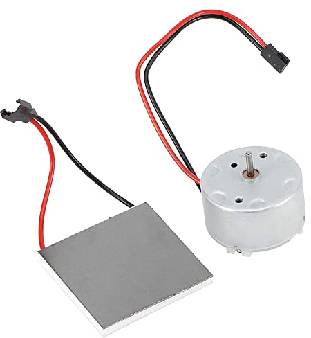 ZYWUOY Ofenventilator-Generator, Ersatzofenventilator, thermoelektrischer Stromerzeuger, Kaminventilator-Motorgeneratorblatt für 4-Blatt-Ofenbrenner, Ventilator, Kaminventilator, 40 x 40 mm