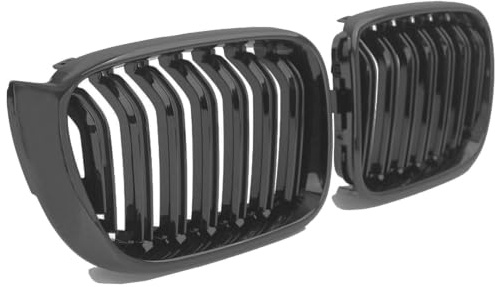 Doppelsteg Kühlergrill Nieren Schwarz Matt | Ref.no. 11543130 Kompatibel mit X3 (F25),X4 (F26)