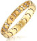 ® Braccialetti magnetici da uomo, Bracciale magnetico in titanio, ultra resistenti, in puro titanio (leggerezza), eliminano l'elettricità statica (Bracciale d'oro)