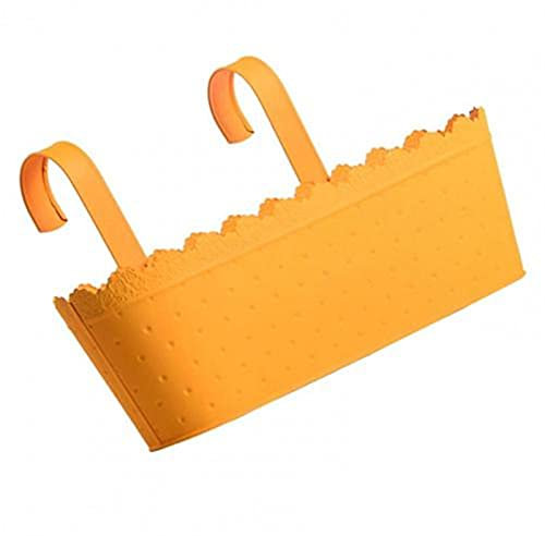 Jardiniere balcon Planteurs suspendues colorées Pot de fleurs de fer en métal avec panier plant mural de crochet for la maison balcon jardin décor intérieur Pot suspendu plante interieur ( Color : Gee