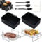 Ainiv Rectangular Molde Silicona Freidora de Aire 8 Set Accesorios Freidora de Airepara Compatible con Ninja Tower COSORI Reutilizables Moldes para Freidora de Aire Moldes Freidora Aire