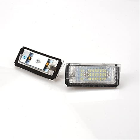 WELSAA Rücklicht Bremslicht 2 STÜCKE Auto Auto L&E&D Kennzeichenbeleuchtung Für E46 3er 4D 1998-2003 Auto Zubehör Schwanz Signal Nummernschild Beleuchtung Birnenlampe