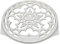 Le Creuset Emaillierter Gusseisen-Untersetzer, rund, 22,9 cm, Vapeur (Vapeur)