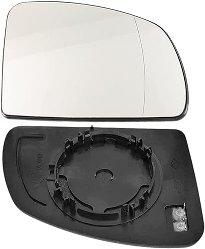 Cristal Del Espejo Retrovisor para Opel Meriva A 2003-2008 2009 2010, Calefactado Exterior Retrovisor Espejo Cristal con Placa Trasera Reemplazar Accessories,Right