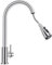 SEISSO Robinet de cuisine amovible, robinet pour évier avec 3 modes de douche, jet et pause, mitigeur de cuisine pour évier d'eau froide et chaude, robinet de cuisine en acier inoxydable, rotatif à