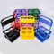 Yqwdhpnf 4 Holes Foldable Plastic Beverage Carrier,Reusable Drink Holder with Handle Portable Drink Holder Black