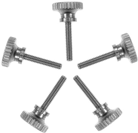 Homoyoyo 5stücke Handdrehschrauben Mit Spiegeloberfläche Rändelschrauben Für Einfache Manuelle Befestigung Und Vielseitige Anwendungen