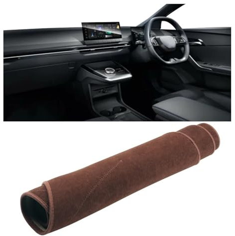 Couverture Tableau Bord Couverture Tableau Bord Voiture Électrique MG 4 MG4 EV EH32 2022 2023 2024, Évite La Lumière, Pare-Soleil, Tapis Anti-UV, Tapis Antidérapants Tapis Anti-dérapants(B Brown RHD)