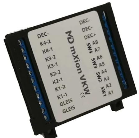 MTS-Line / mXion 4-Kanal Weichendekoder VKW mit 8 Funktionsausgängen - Gartenbahn - LGB Spur G Ersatzteil - LGB Spare Part