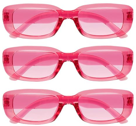 Boland - Partybrille Techno im Set, für Erwachsene, Brille ohne Sehstärke für Festival, Karneval, Kostüme oder Mottoparty