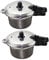 Zerodeko 2Pcs Mini Pressure Cooker Model Vintage Style Kitchen Accessory for Dollhouse Lightweight Pretend Miniature Cooking Equipment