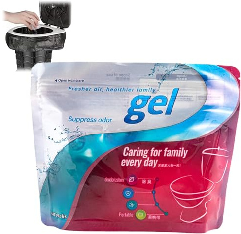 Portable Toilet Gel,Camping Toilet Gel,Camping Toilets Bags,Portable Gel,Camping Toilet Absorbent Powder,Portable Toilet Powder Gel,Toilet Gel,Absorbent Powder Portable,Toilet Bag