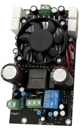 Tuesoa HIFI IRS2092S 1000W Class D Digital Power Amplifier Board Subwoofer Full Frequency Power Amplifier Board DC45V-80V Easy Install Easy to Use