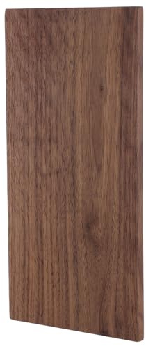 FIXOSHEE Planche en Bois de Noyer Massif 30x15x1 Cm Feuille Brute pour Travail du Bois Gravure et Ébauche Matériau Naturel pour Loisirs Créatifs et Décoration Murale D'œuvre